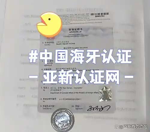 中国海牙认证