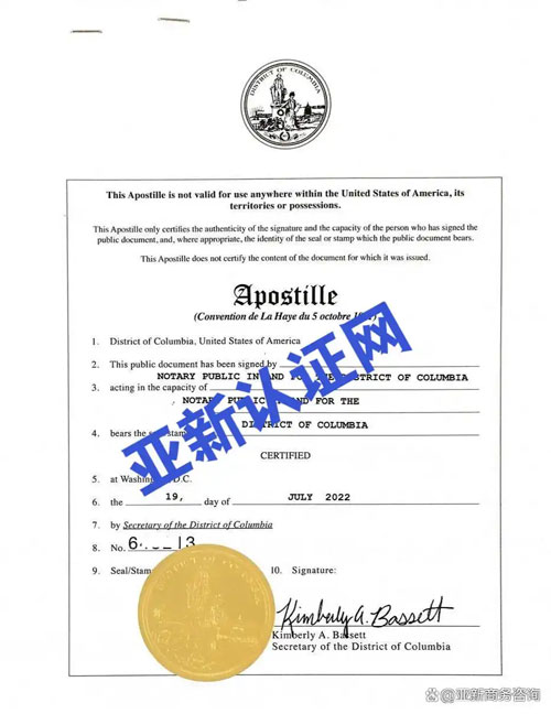 海牙认证